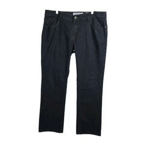 Ezekiel 302 EZ Rider Jeans Men's Size 36 Dark Blue Wash Relaxed Straight Leg